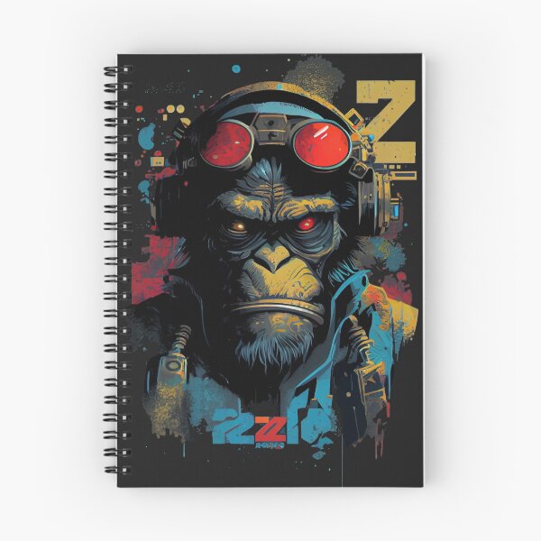 Item preview, Anime Cyber Ape (Sci-Fi Ape Vintage Retro Future Design Cyberpunk Space Ape) designed and sold by AlNoah.