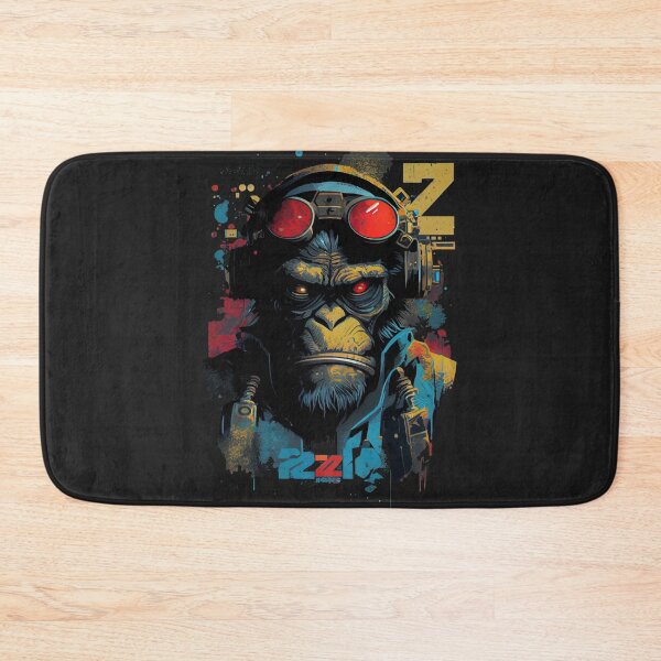 Item preview, Anime Cyber Ape (Sci-Fi Ape Vintage Retro Future Design Cyberpunk Space Ape) designed and sold by AlNoah.