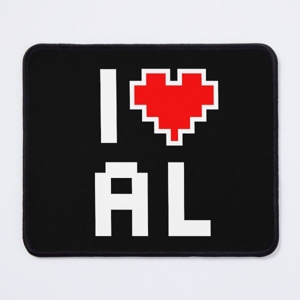 Item preview, I Love Alabama - Pixel heart for Alabaman gamer designed and sold by abowersock.