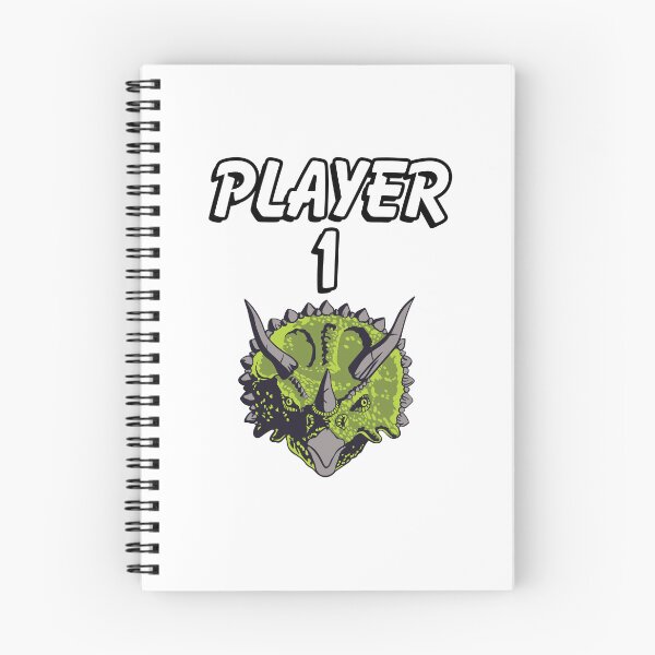 Item preview, Player One - Triceratops designed and sold by BusyMonkeys.