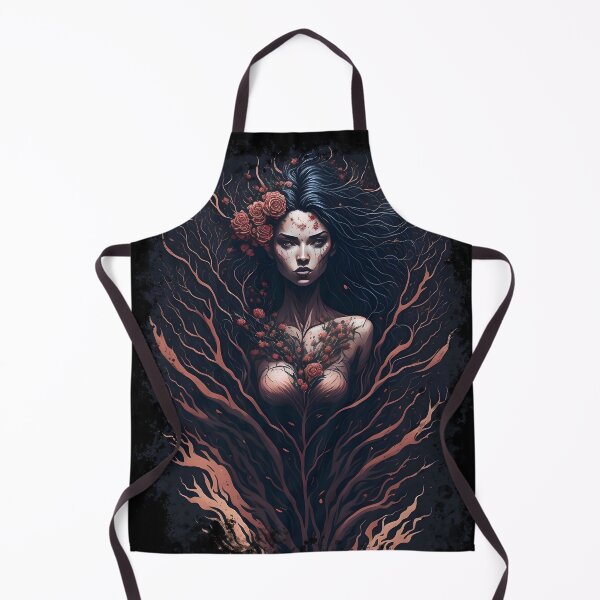Item preview, Tree Rose Woman, Fantasy Art, Floral, Abstract Illustration, designed and sold by Mimielitas-Shop.
