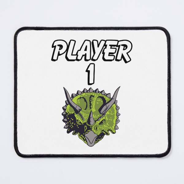 Item preview, Player One - Triceratops designed and sold by BusyMonkeys.