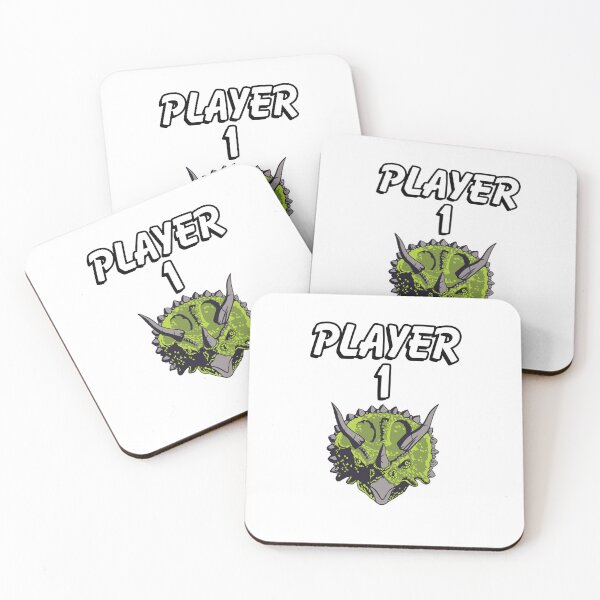 Item preview, Player One - Triceratops designed and sold by BusyMonkeys.