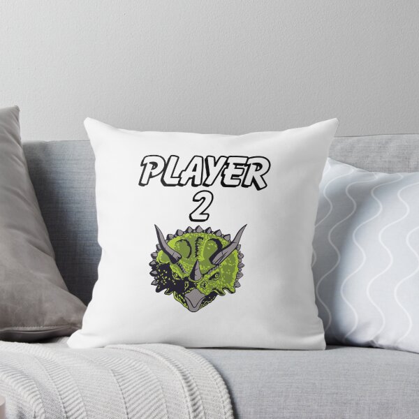 Item preview, Player two - Triceratops designed and sold by BusyMonkeys.