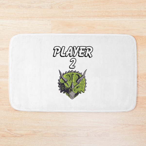 Item preview, Player two - Triceratops designed and sold by BusyMonkeys.
