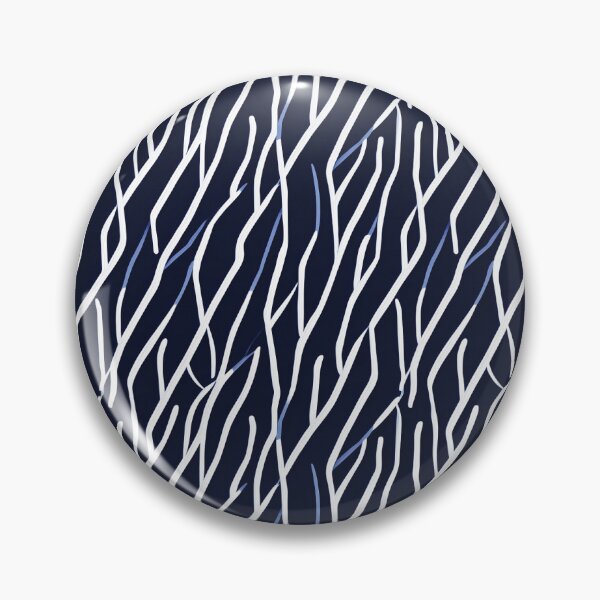 Item preview, Timeless Classic: Navy and White Ticking Stripes designed and sold by Cherrywood-Lane.