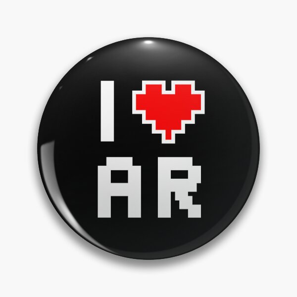 Item preview, I Love Arkanas - Pixel heart for Arkansan gamer designed and sold by abowersock.