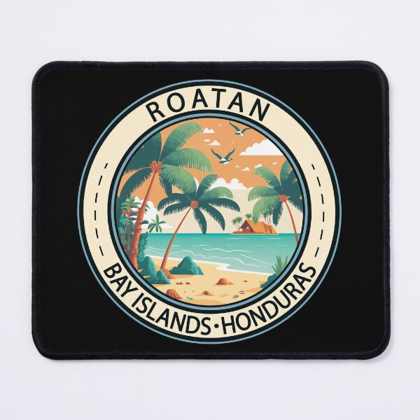 Item preview, Roatán Honduras Hut Badge designed and sold by KrisSidDesigns.