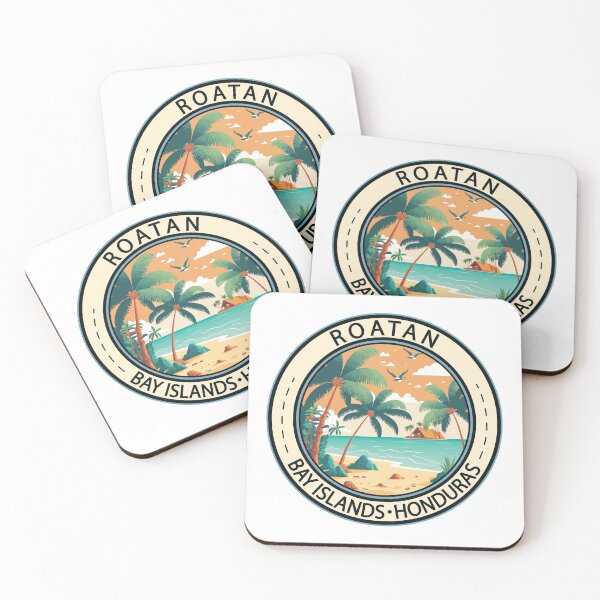 Item preview, Roatán Honduras Hut Badge designed and sold by KrisSidDesigns.