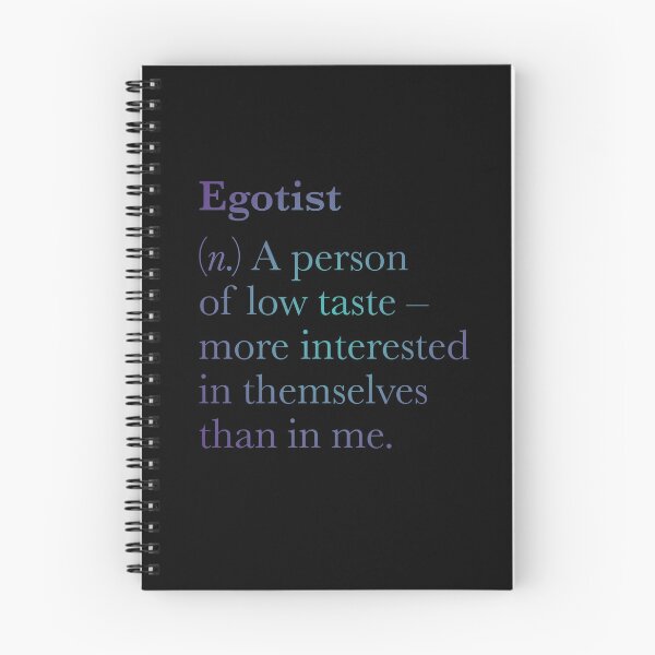 Item preview, Egotist definition. v.1 designed and sold by x1brett.