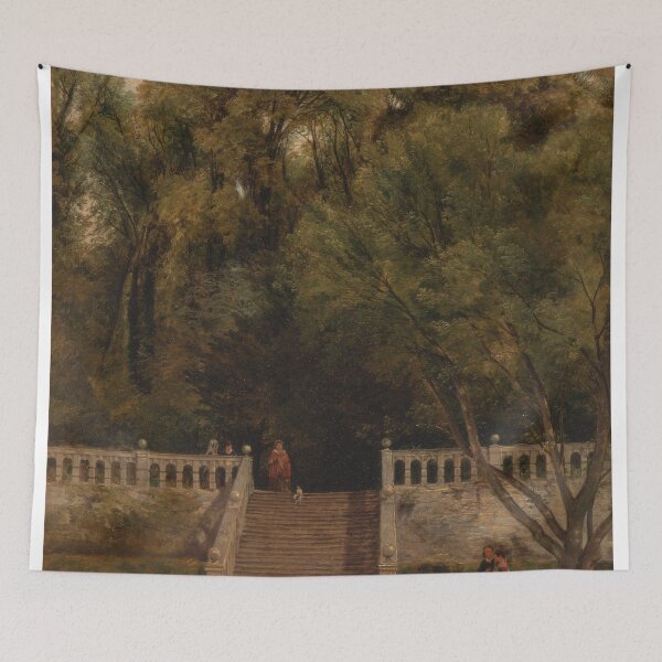 Item preview, Thomas Creswick “On the Terrace at Haddon Hall, Derbyshire” designed and sold by archerfield.