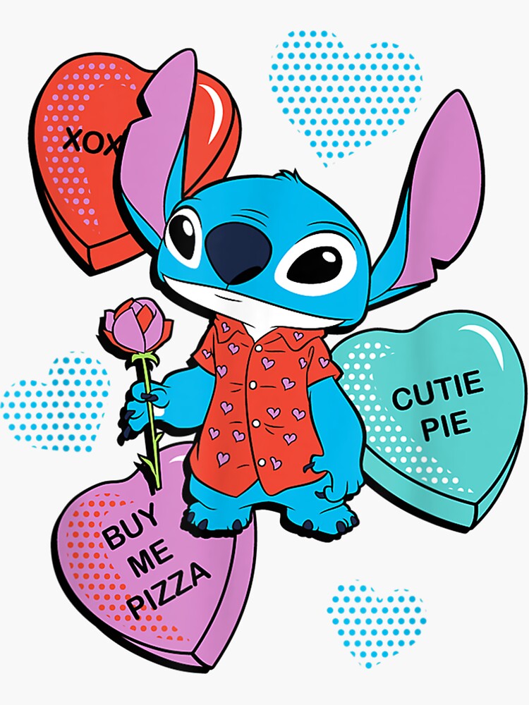 Lilo and Stitch's Stitch Sticker, Zazzle