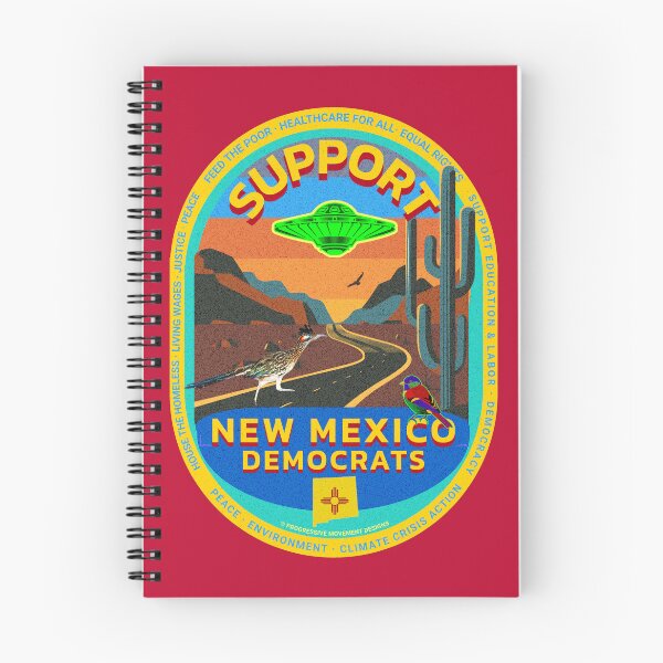 Item preview, PMD00860 Progressive Movement Designs Support New Mexico Democrats design shows you support progressive policy goals for Democrats and Bernie Sanders supporters saguaro cactus cacti  designed and sold by ProgressiveLeft.