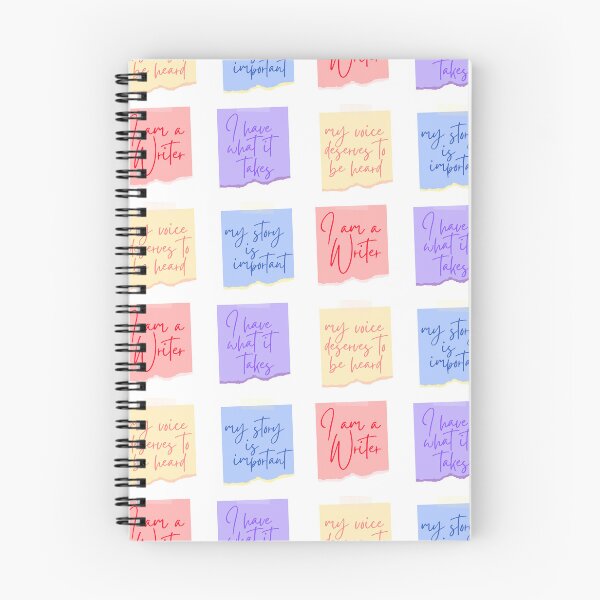 Item preview, Writerly post-it note sticker bundle. I am a writer, i have what it takes, my voice deserves to be heard, my story is important, designed and sold by CreativeStrand.