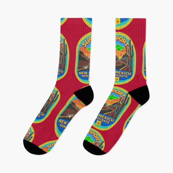 Item preview, PMD00860 Progressive Movement Designs Support New Mexico Democrats design shows you support progressive policy goals for Democrats and Bernie Sanders supporters saguaro cactus cacti  designed and sold by ProgressiveLeft.