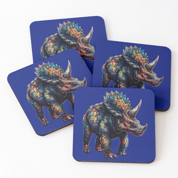 Item preview, Colorful Horned Dinosaur designed and sold by DavisDesigns79.