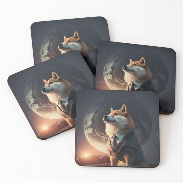 Item preview, Shiba to the moon designed and sold by NetsuKo13.