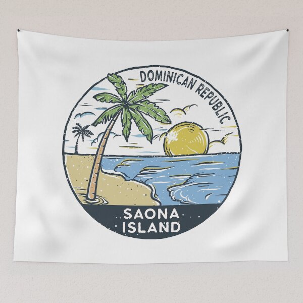 Artikelvorschau, Saona Island Dominikanische Republik Vintage entworfen und verkauft von KrisSidDesigns.
