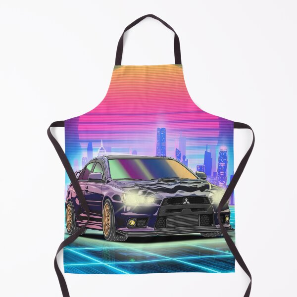 Item preview, Synthwave Mitsubishi Lancer Evolution X designed and sold by JDM Guyvit.