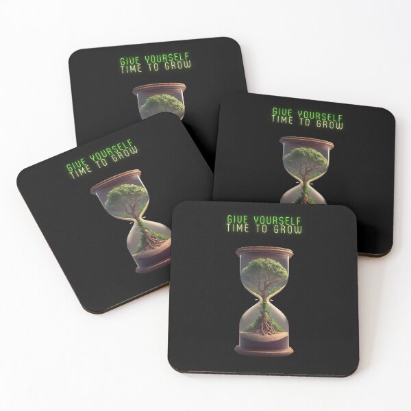 Item preview, Give Yourself Time To Grow Inspirational Quote designed and sold by michallaga.
