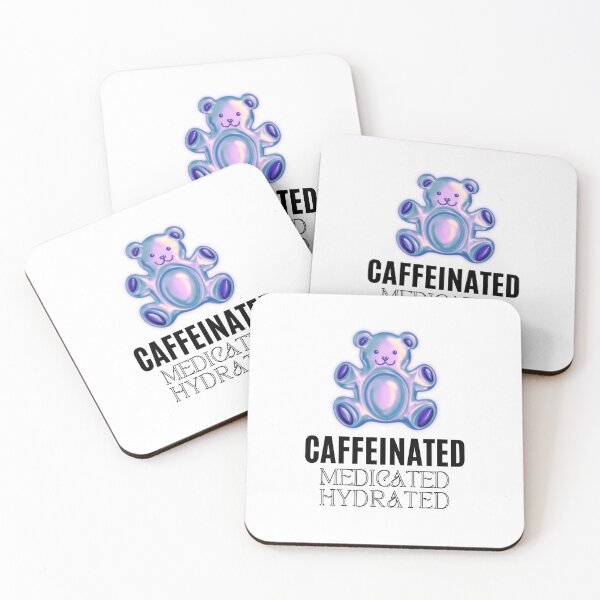 Item preview, Caffeinated Medicated Hydrated | Fresh | Healthy designed and sold by ArtfulDelights.