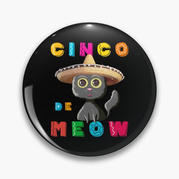 Item preview, Cinco De Meow Funny Black Cat Cinco De Mayo Mexican Fiesta designed and sold by r-silver.