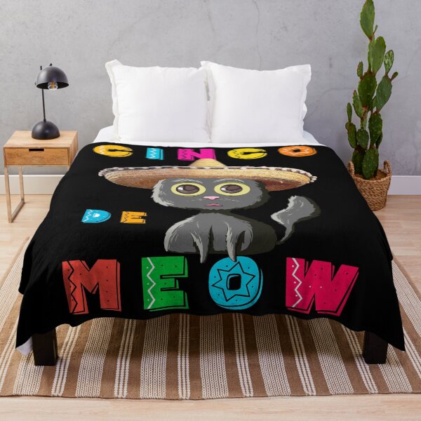 Item preview, Cinco De Meow Funny Black Cat Cinco De Mayo Mexican Fiesta designed and sold by r-silver.