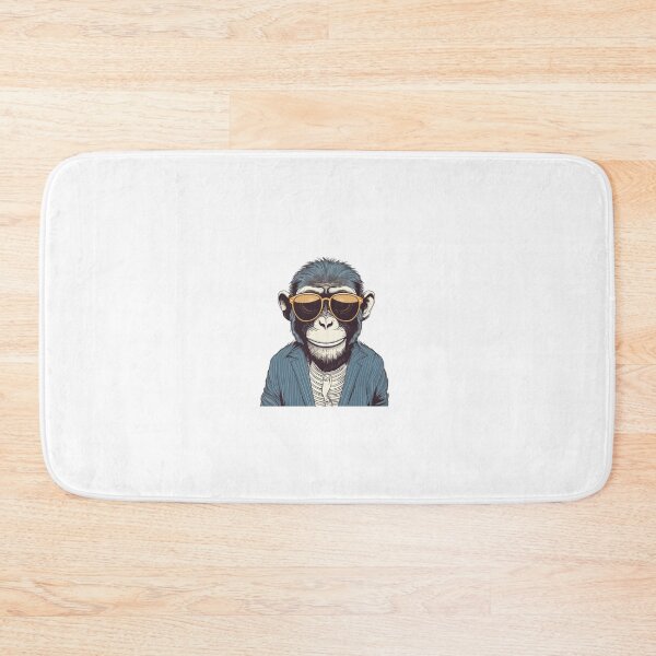 Item preview, Snazzy Monkey: Animal Portrait Realistic Sunglasses Fun Whimsical Playful Wildlife Nature designed and sold by DigiNook.