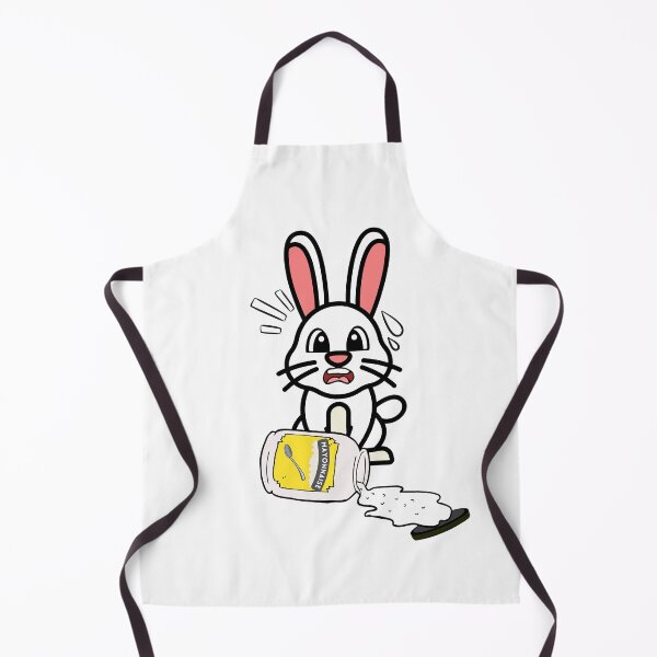 Item preview, Cute Furry Bunny Spilled Mayonnaise designed and sold by Pet Station.