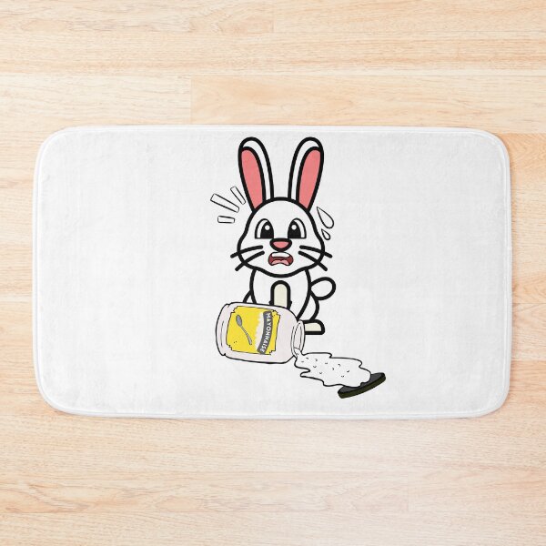 Item preview, Cute Furry Bunny Spilled Mayonnaise designed and sold by Pet Station.