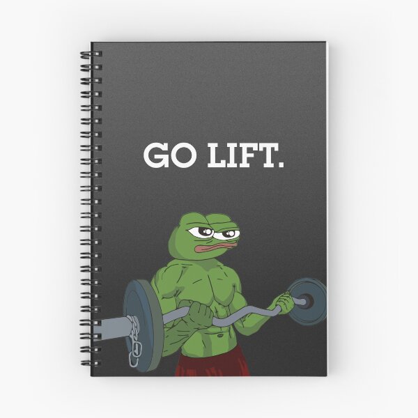 Item preview, Pepe Getting Ripped - GO LIFT. designed and sold by MazeMaterials.