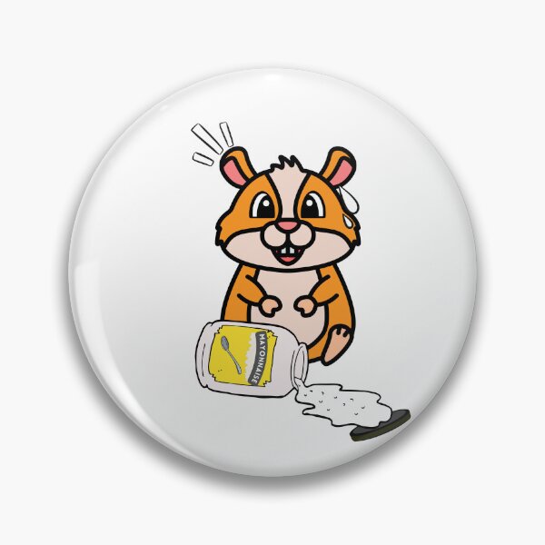Item preview, Cute Furry Hamster Spilled Mayonnaise designed and sold by Pet Station.