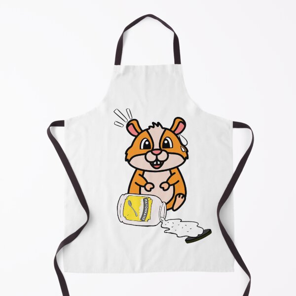 Item preview, Cute Furry Hamster Spilled Mayonnaise designed and sold by Pet Station.