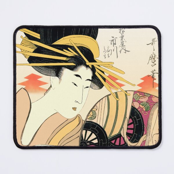 Item preview, Ukiyo-e The Courtesan designed and sold by allovervintage.