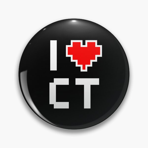 Item preview, I Love Connecticut - Pixel heart for Connecticuter gamer designed and sold by abowersock.