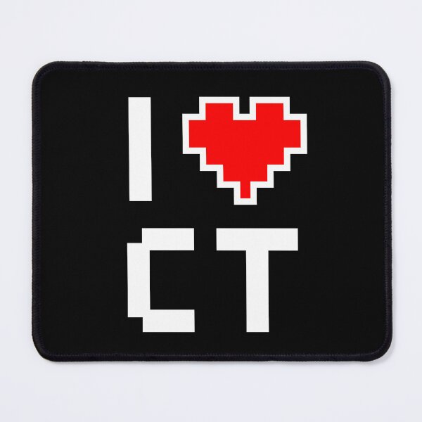 Item preview, I Love Connecticut - Pixel heart for Connecticuter gamer designed and sold by abowersock.