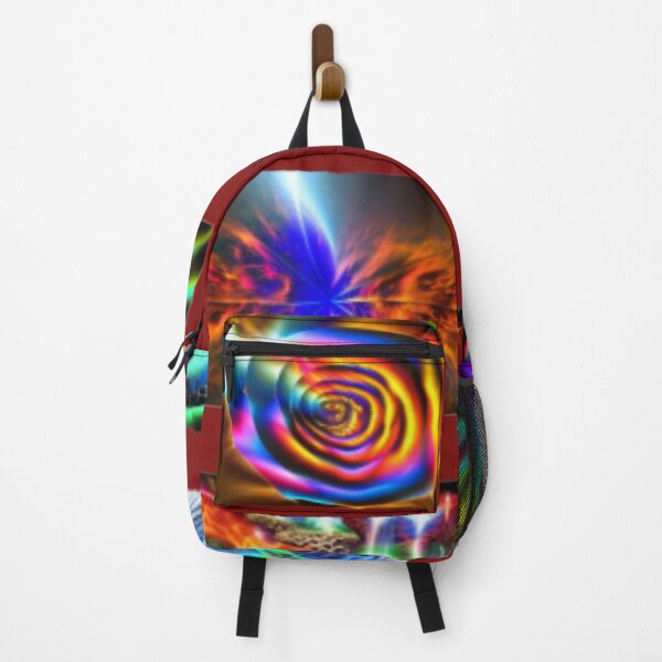 Item preview, colorful waves and rays swirling colors sticker pack designed and sold by JaroDesign2023.