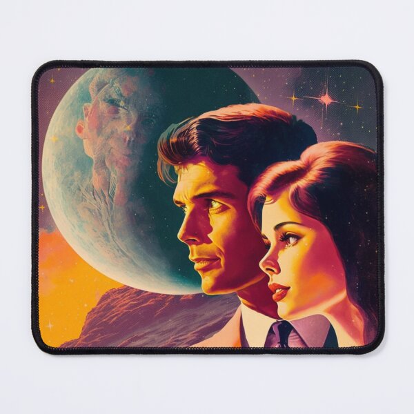 Item preview, Planets Lovers Vintage Couple designed and sold by Synthetic-Dream.