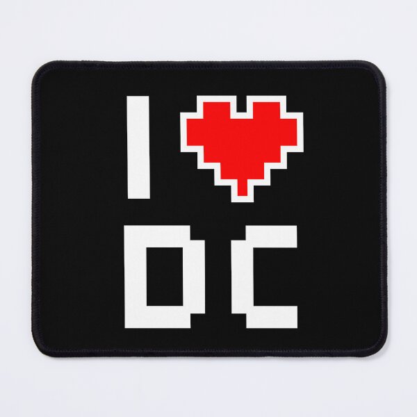 Item preview, I Love Washington DC - Pixel heart for D.C. gamer designed and sold by abowersock.