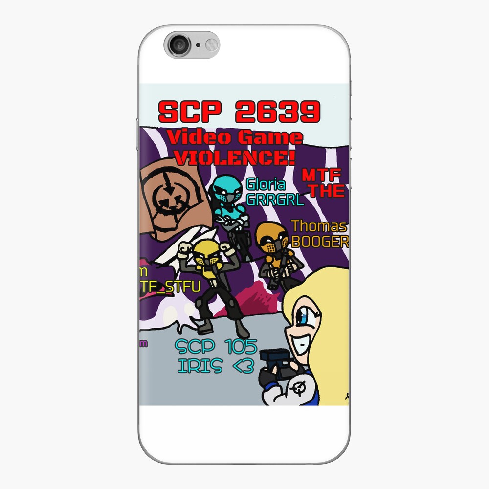 SCP 191 the cyborg child playing video games Sticker for Sale by