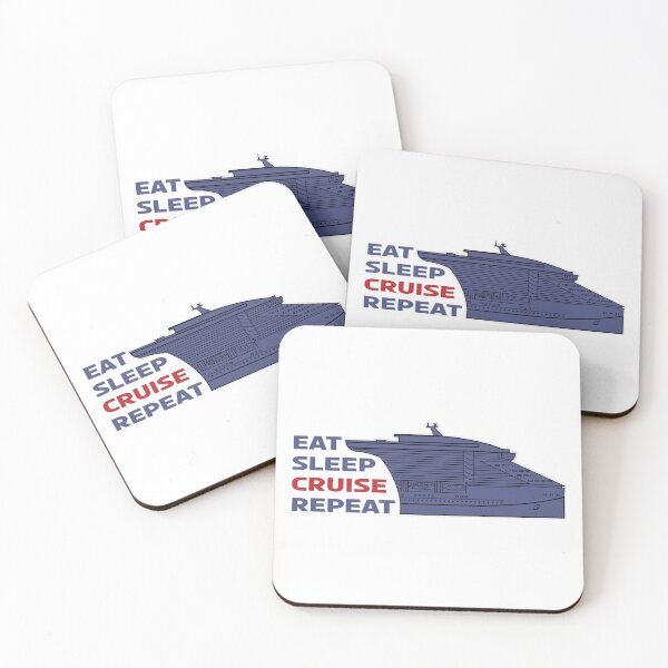 Item preview, Eat sleep cruise repeat colored designed and sold by HungarianSailor.