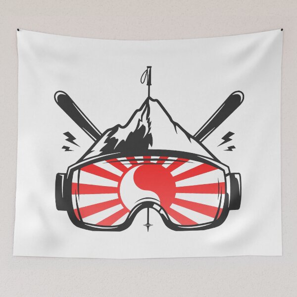 Item preview, Japan Retro Ski Skiing Souvenir designed and sold by JackCurtis1991.