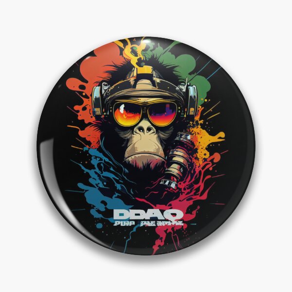 Item preview, Anime Cyber Ape (Sci-Fi Ape Vintage Retro Future Design Cyberpunk Space Ape) designed and sold by AlNoah.