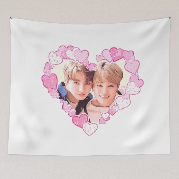 Item preview, hearts frame -jikook designed and sold by Juditicona.
