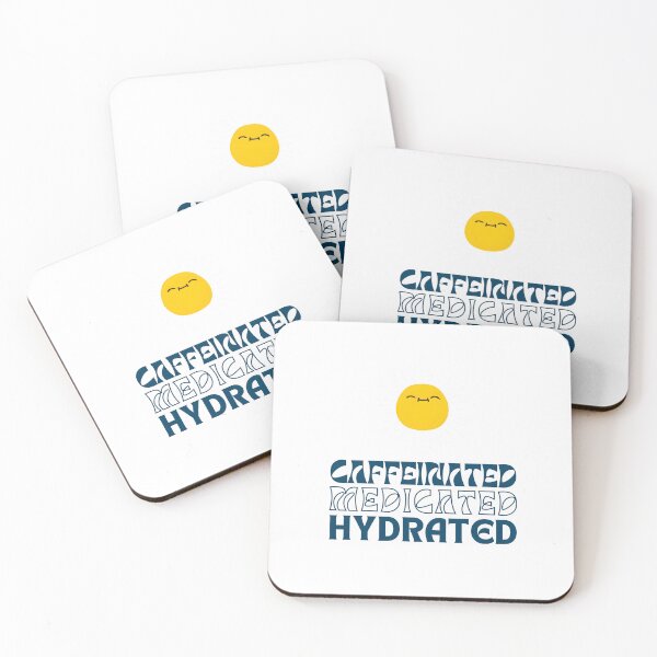 Item preview, Caffeinated Medicated Hydrated | Fresh | Healthy designed and sold by ArtfulDelights.