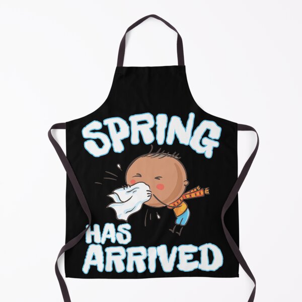 Item preview, Spring has arrived, with a sneezing boy designed and sold by Drzamag.