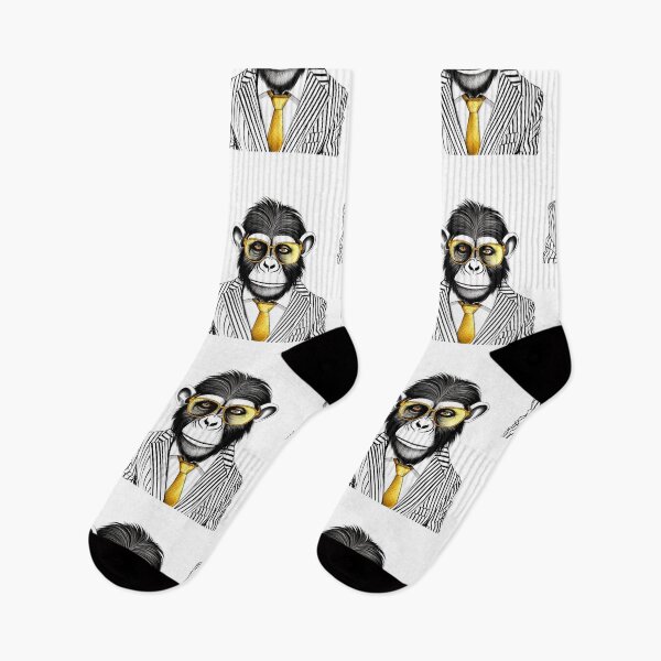 Item preview, Snazzy Monkey: Animal Portrait Realistic Sunglasses Fun Whimsical Playful Wildlife Nature designed and sold by DigiNook.