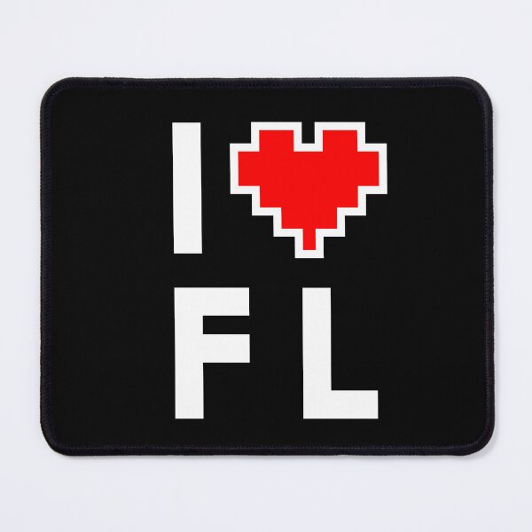 Item preview, I Love Florida - Pixel heart for Floridian gamer designed and sold by abowersock.