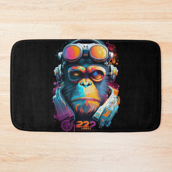 Item preview, Anime Cyber Ape (Sci-Fi Ape Vintage Retro Future Design Cyberpunk Space Ape) designed and sold by AlNoah.