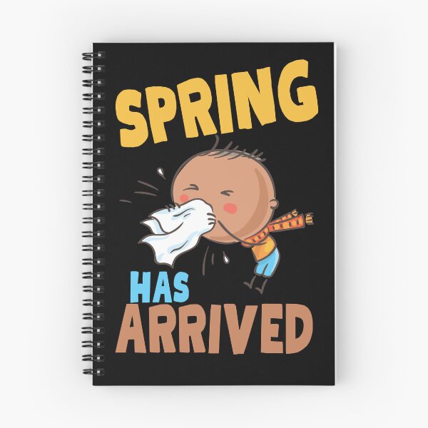 Item preview, Spring has arrived, with a sneezing boy designed and sold by Drzamag.